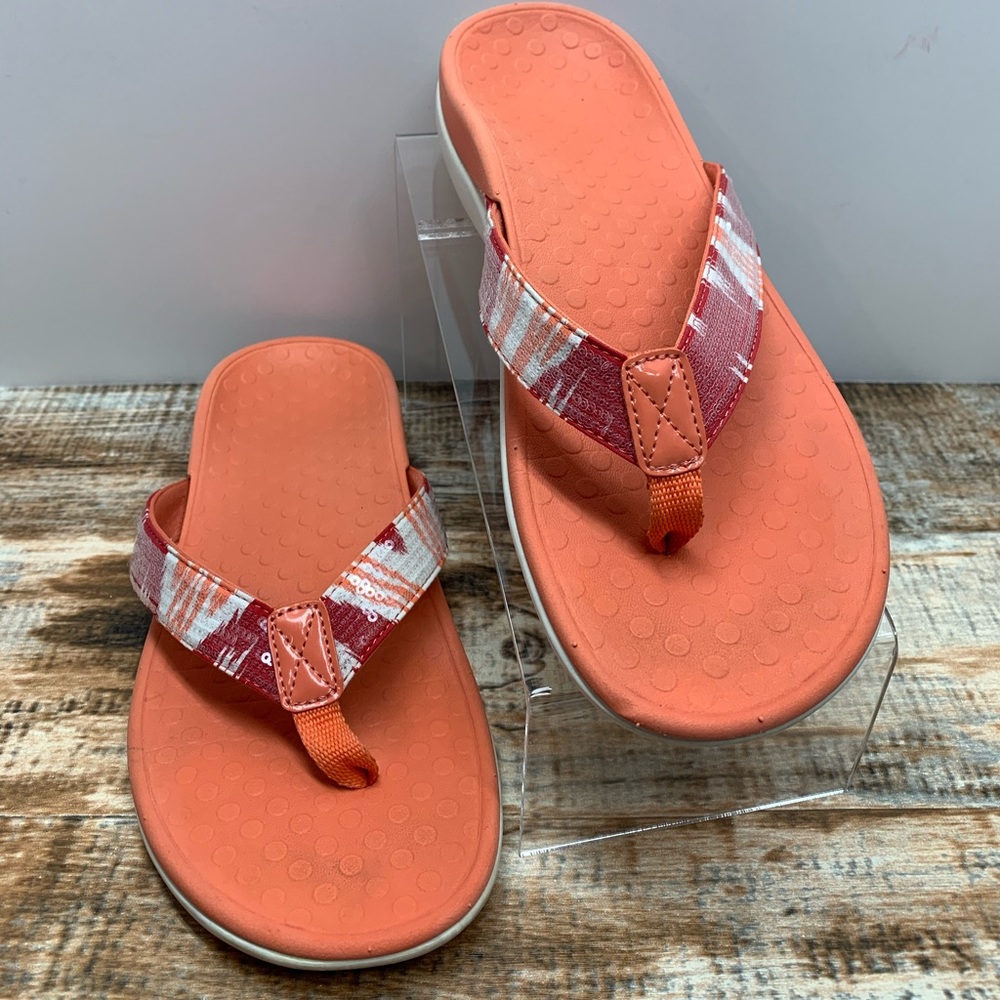 Vionic Orange/Pink Tide sandals 9M